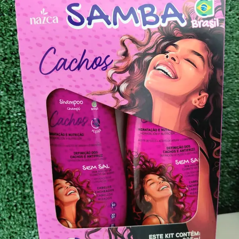 Set champú y acondicionador Samba Cachos sin sal