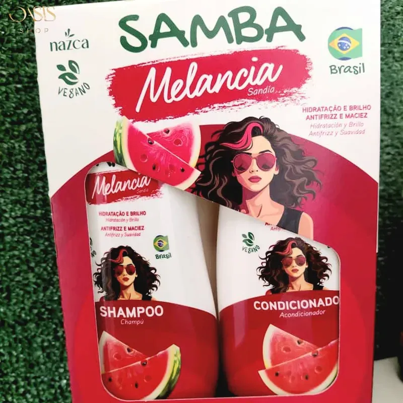 Set champú y acondicionador Samba Melancia