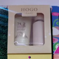 Set colonia + crema Hogo Lady 2L2 VIP ROSE