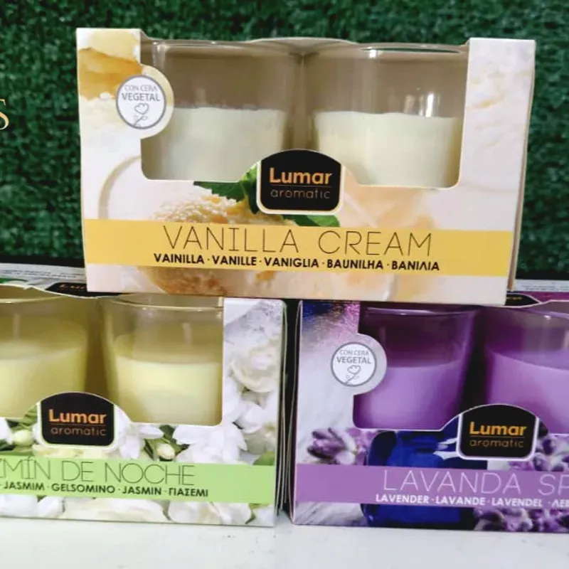 Set de velas aromáticas 