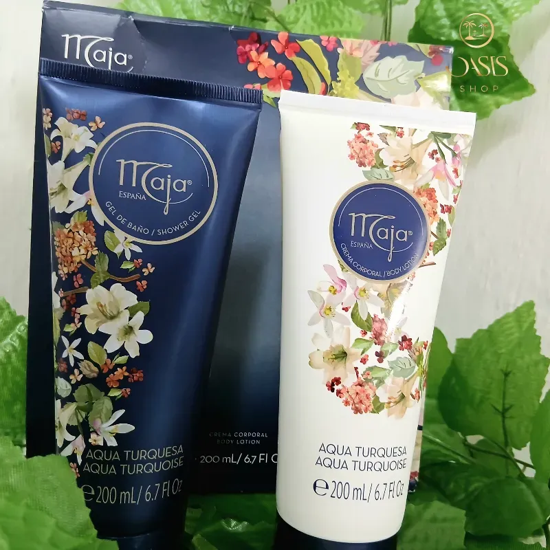 Set Maja de gel de baño y crema corporal 