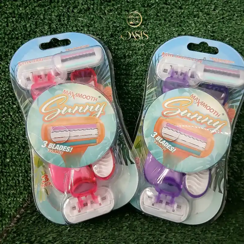 Set máquinas de afeitar de mujer 3 en 1