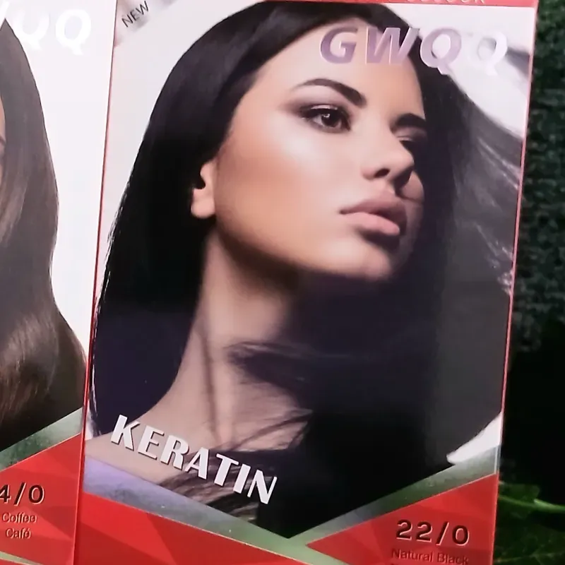 Tinte GWQQ keratin negro natural 22/0