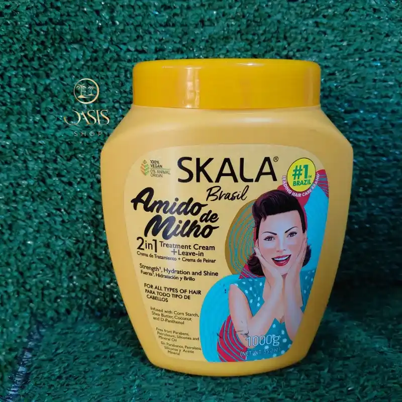 Tratamiento Skala Brasil Amido de Milho 2 en 1 de 1000g