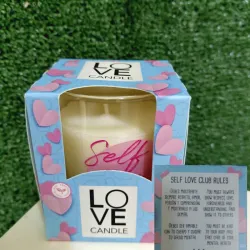 Vela con dedicatoria Self Love