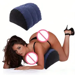 Almohada sexual inflable semicircular