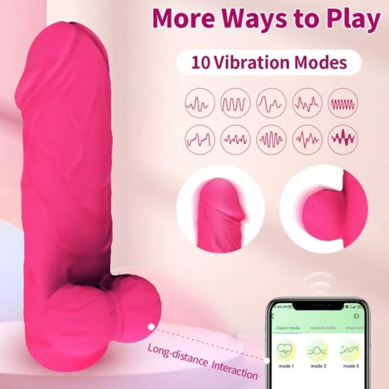 Vibrador inalámbrico rosado