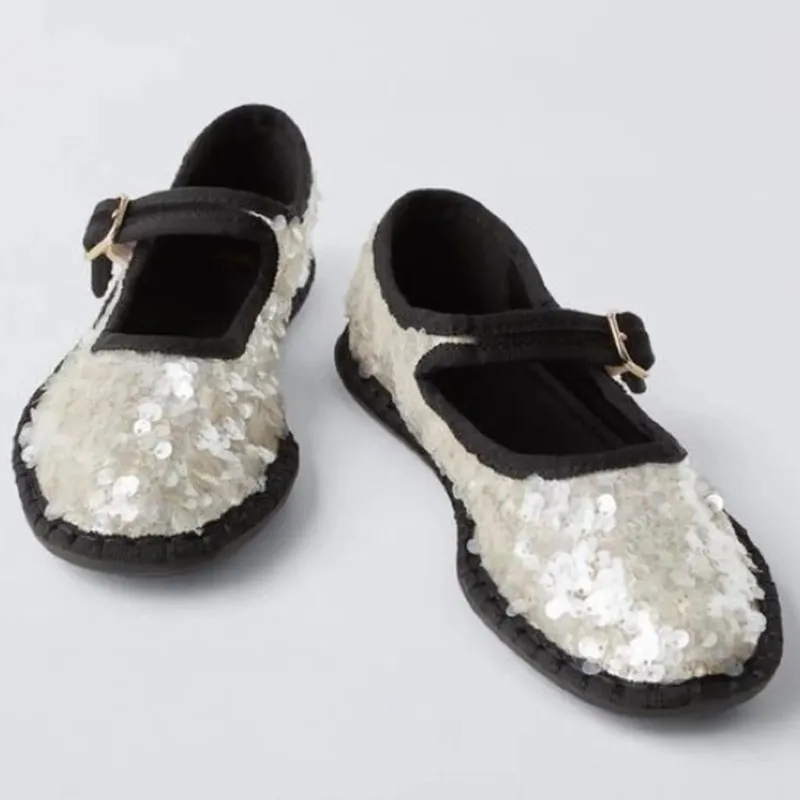 Bailarinas Zara con lentejuelas