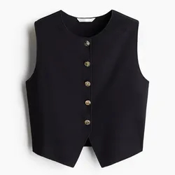 Blusa con Botones dorados 