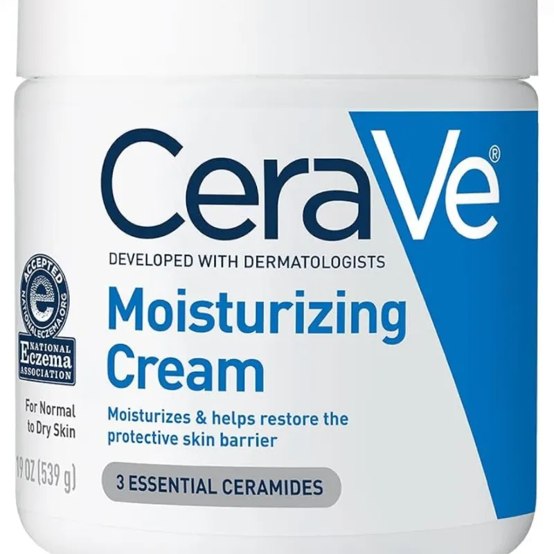 Cera Ve crema hidratante facial y corporal diaria para pieles secas con 3 esenciales ceramidas 539 G