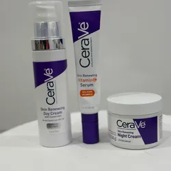 Cera Ve kit morado Skin Renewing 