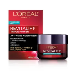 crema L'Oréal Paris Revitalift Triple Power Anti-Aging Moisturizer