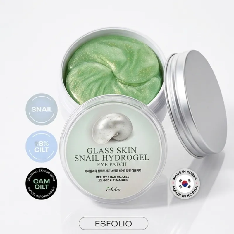 ✨ Esfolio Glass Skin Snail Hydrogel Eye Patch ✨