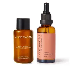 Kit de Aceite de Argan Puro y Exfoliante Líquido 