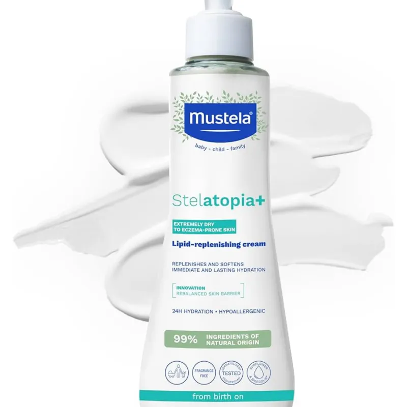 Mustela Stelatopia+ Crema hidratante para piel propensa al eczema