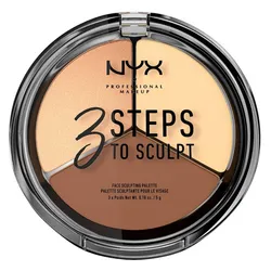 Paleta de contorno de 3 pasos NYX