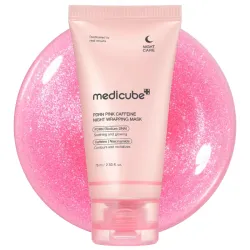 Medicube PDRN Pink Caffeine Night Wrapping Mask – Mascarilla Facial Nocturna ✨
