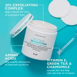 ✨ Peter Thomas Roth Peptide Skinjection™ Exfoliating Peel Pads ✨