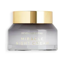 Revolution Pro Miracle Night Cream, crema facial durante la noche, ayuda a suavizar y rellenar la piel con retinol y vitamina E, 1.69 onzas