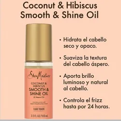 SheaMoisture Coconut & Hibiscus Smooth & Shine Oil