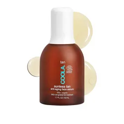 Suero facial autobronceador orgánico sin sol Coola