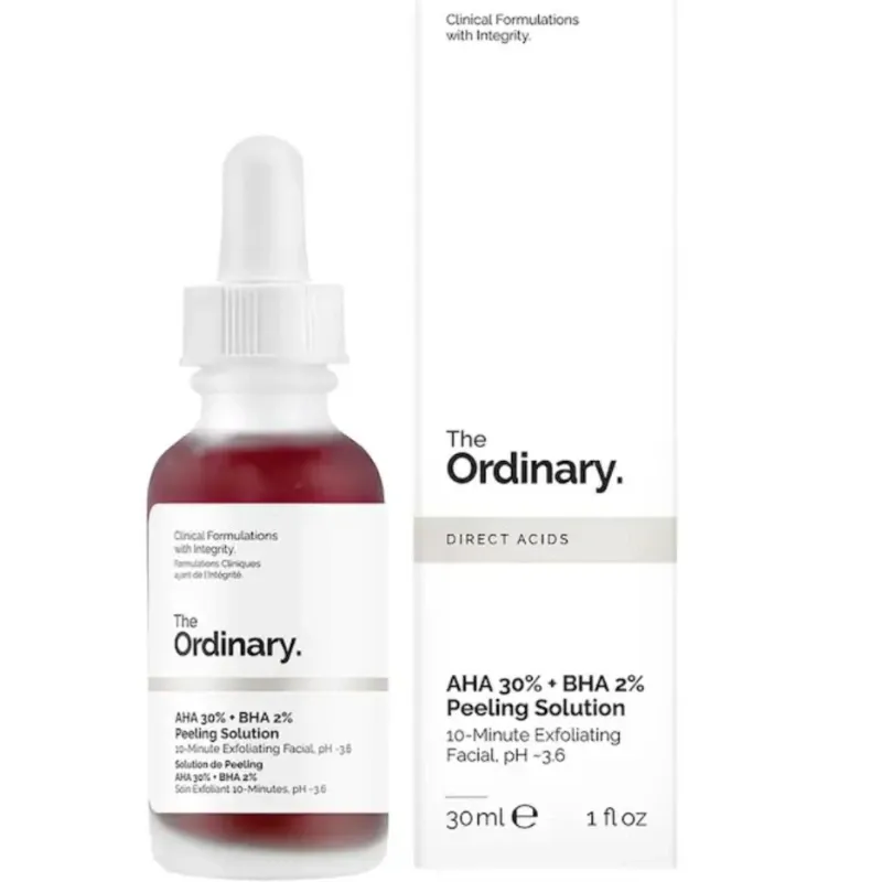✨🤍 The Ordinary – AHA 30% + BHA 2% Peeling Solution 💧✨