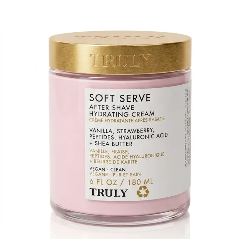 ✨🍓 Truly Beauty – Soft Serve After Shave Plump Cream 💖✨