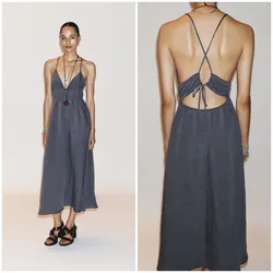Zara Flowy Midi Dress