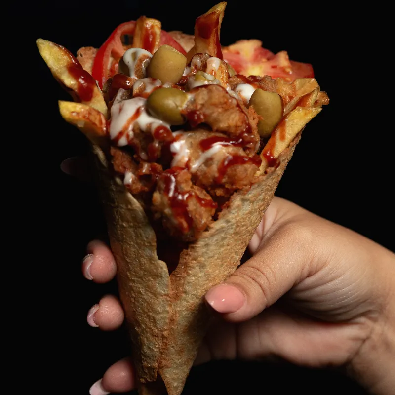 POLLO Y PAPAS