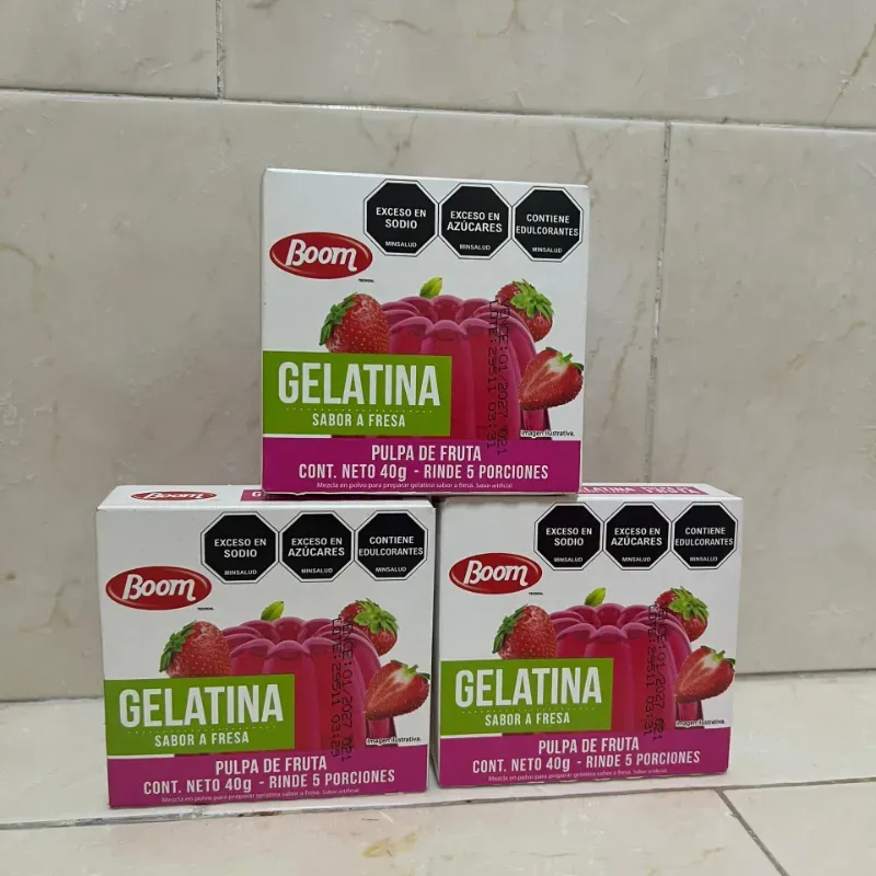 Gelatina sabor Fresa
