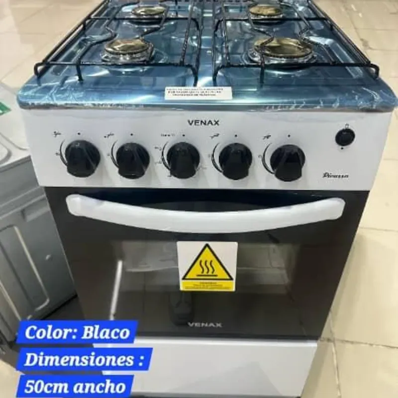 Cocina Vemax 4 hornillas con magneto y Luz en el horno 