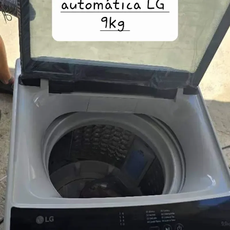 Lavadora automática LG 9Kg