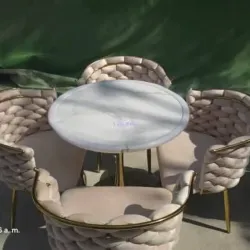 Mesa del te de 4 sillas 
