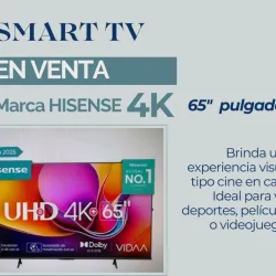 Smart TV Hisense 65" 4K