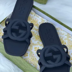 Sandalias GUCCI (azul Prusia)