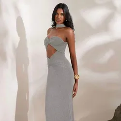 Vestido color gris 