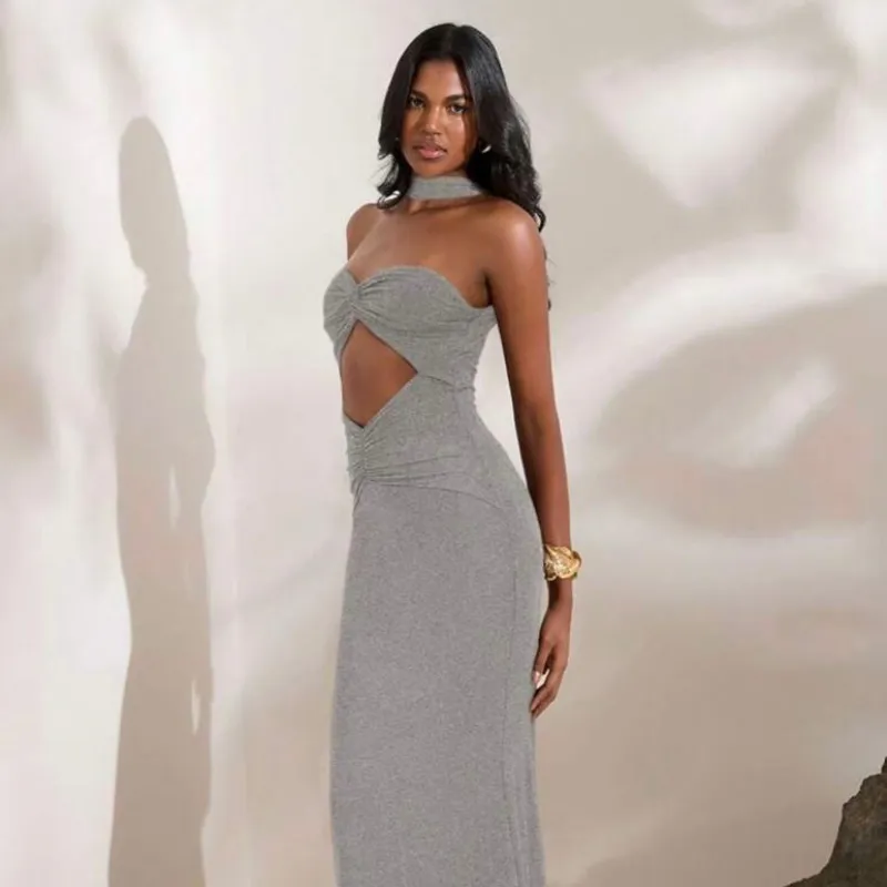 Vestido color gris 