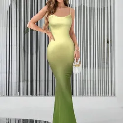 Vestido degradado de color 