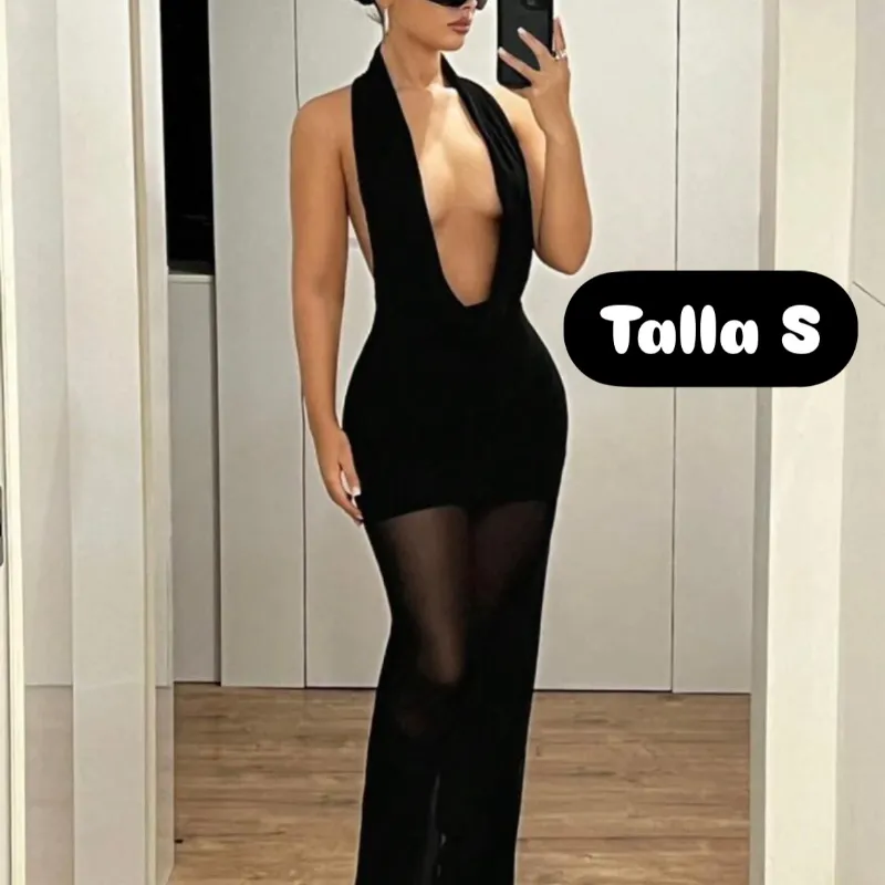Vestido descotado 