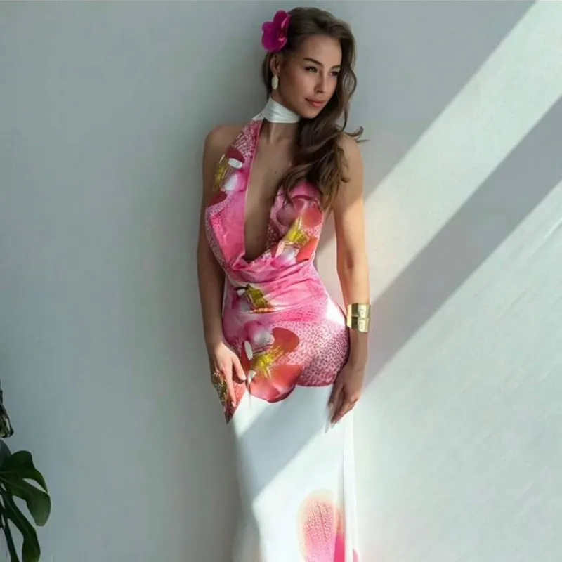 Vestido detalle flores