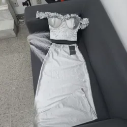 Cjnto elegante bustier