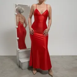 Cjnto-Vestido para graduación, invitada, gala