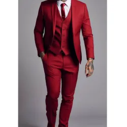 Conjunto 3 piezas (blazer, chaleco y pantalón)