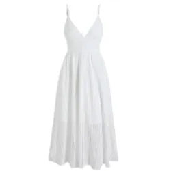 Vestido con escote en V