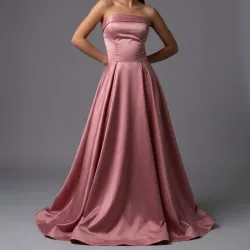 Vestido palabra de honor graduación, invitada, quinceañera, gala, etc