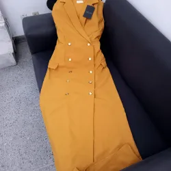 Vestido sastre largo