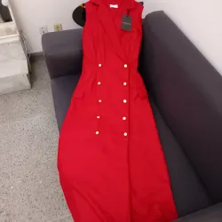 Vestido sastre largo