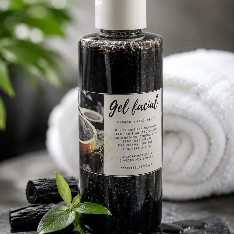 Gel facial carbón activado 120ml