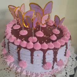 Cake de capuchino con chocolate 🍫 