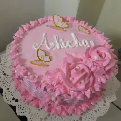 Cake de capuchino relleno de crema de limón 🍋 